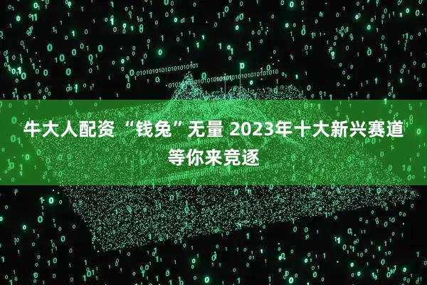 牛大人配资 “钱兔”无量 2023年十大新兴赛道等你来竞逐